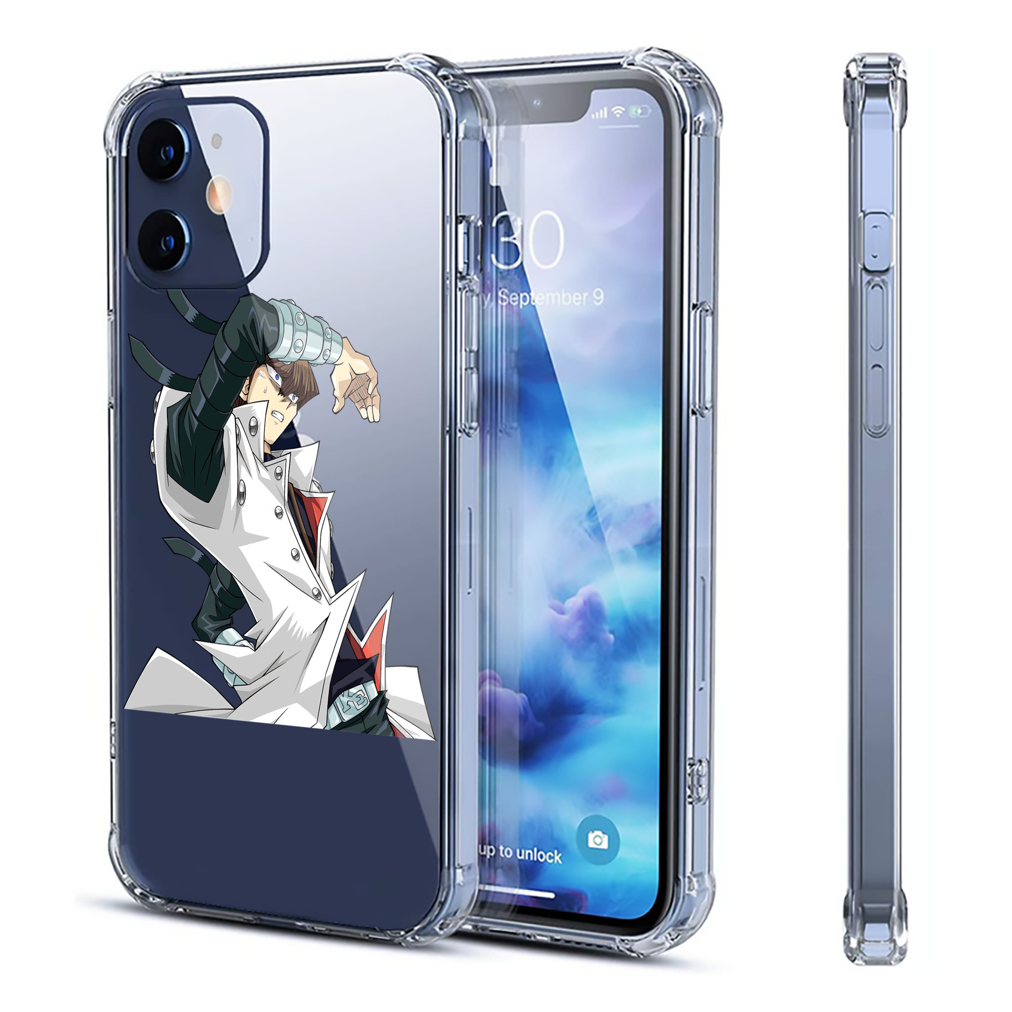 （画像用） 遊☆戯☆王 Yu-Gi-Oh! 【iPhone 12シリーズ対応】透明スマホケース（クリアソフトケース）